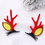 HULIANFU 2023 Christmas Headband Adornment Cute Antler Festival Style Headband Reindeer Ornaments Party Horns Cosplay Accessories