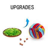 HULIANFU Snuffle ball Dog Puzzle Toys Increase IQ Slow Dispensing Feeder Pet Cat Training Games Feeding Feeding Food Intelligence Toy