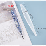 HULIANFU M0003 DIY Handmade Pen Silicone Mold - Epoxy Resin Pen Holder Resin Casting Mold - Penholder DIY Jewelry Making