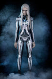 New Halloween Robot Jumpsuit Stage Costume Sexy Tights Sci-Fi Cosplay Costumes Women Performance Scary Party Characters Clothing