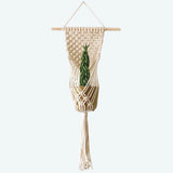 HULIANFU New arrival good quality handmade macrame plant hanger, pot holder  pot hanging  pot tray for garden for home