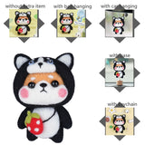HULIANFU LMDZ Fashion Lovely Wool Felting Fabric Materials Handcraft Needle Felting Kit Doll Twelve zodiac for Needle Material Bag Pack