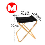 HULIANFU Ultralight Folding Chair Picnic Camping Chair Travel Foldable Aluminium Durable Portable Fishing Seat Outdoor Travel Furniture