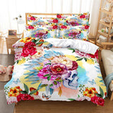 HULIANFU Sunshin Coconut Tree Bedding Set Duvet Cover Set 3d Bedding Digital Printing Bed Linen Queen Size Bedding Set Fashion Design