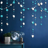 HULIANFU Merry Christmas Decorations for Home 4M Twinkle Star Paper Garland New Year  Noel ChristmasTree Ornaments Kerst  Navidad