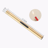 HULIANFU Metal Torch Lighter Outdoor Barbecue Charcoal Gas Cooker Butane Torch Soplete Cocina Stove Lighter Kitchen Igniter Gun Lighter