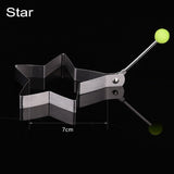 HULIANFU  5 Shapes Stainless Steel Fried Egg Shaper Egg Mold DIY Breakfast Egg Pancake Rings Sandwich Kitchen Tools Utensil Baking Tools