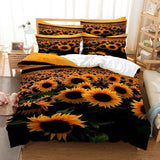 HULIANFU Sunshin Coconut Tree Bedding Set Duvet Cover Set 3d Bedding Digital Printing Bed Linen Queen Size Bedding Set Fashion Design
