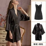 hulianfu Luxury Sexy Women Silk Kimono Bathrobe Purple Bride Bridesmaid Wedding Robe Set Lace Sleepwear Casual Home Clothes Nightwear