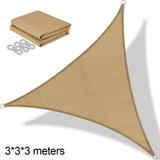 HULIANFU Waterproof Sun Shade Polyester Square Rectangle Shade Sail Garden Terrace Canopy Swimming Camping Hiking Yard Sail Awning