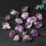 HULIANFU Natural Crystal Quartz Coarse Mineral Specimen, Rose Crystal, Irregular Shape, Rough Rock, Reiki Healing Stone Home Decoration