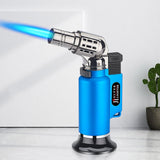 HULIANFU Metal Windproof Turbo Gas Lighters Smoking Accessories Kitchen Cooking Jewelry Welding Cigarettes Lighters Gadgets For Men