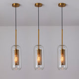 HULIANFU Sliver Bronze Loft Modern Pendant Light Glass Ball Hanging Lamp Kitchen Light Fixture Dining Hanglamp  Living Room Luminaire
