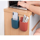 HULIANFU Wall-Mounted Storage Box Remote Control Storage Box air Conditioning Remote Control TV Storage Box Phone Holder