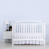 HULIANFU Newly Baby Kids Crib Bed Skirt Home Bed Cover with Tassel Rufflled Bed Skirt Bedding Bed Cover Bedroom Bedspread Couvre Lit