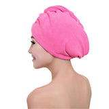HULIANFU Microfiber Bath Towel Hair Dry Quick Drying Lady Bath Towel Soft Shower For Woman Man Turban Head Wrap Bathing Tools