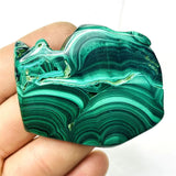 HULIANFU Natural Rock Zambian Malachite Rough Stone Specimen Home Spirit Decoration Life Crystal Gift Anti-decay and Negative Energy