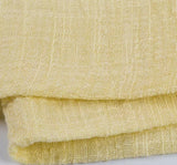 HULIANFU RU075C Popular Wedding Party baby shower decoration cotton gold blush pink dark green beige blue cheesecloth gauze table runner
