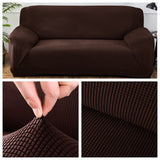 HULIANFU Polar Fleece Fabric Universal Sofa Cover Euro Sofa Covers For Living Room Stretch Sectional Corner Sofa Cover Plaids On The Sofa