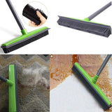 HULIANFU Multifunctional Telescopic Broom Magic Rubber Besom Cleaner Pet Hair Removal Brush Home Floor Dust Mop &amp; Carpet Sweeper