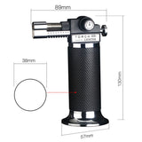 HULIANFU Kitchen Spray Gun Torch Lighter Jet Turbo Outdoor Double Flame Baking BBQ Lighter Windproof Camping Butane Gas Cigar Lighter