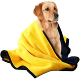 HULIANFU New Absorbent Towels for Dogs Cats Fashion Bath Towel Nano Fiber Quick-drying Bath Towel Car Wiping Cloth Pet Supplies