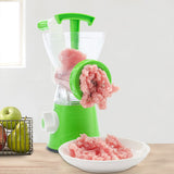 HULIANFU Meat Grinder Manual Processors Food Mincer Kitchen Machine Sausage Maker Stuffer Vegetable Chopper Blender Household  Enema Tool