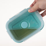 HULIANFU Silicone Folding Bento Box  1/3/4Pc Collapsible Portable Lunch Box for Food Dinnerware Food Container Bowl Lunchbox Tableware
