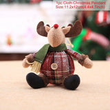 HULIANFU Santa Claus Christmas Doll Merry Christmas Decorations for Home Elk Christmas Ornaments Xmas Tree Decor  Navidad Natal Gifts