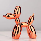 HULIANFU Nordic Resin Dog Crafts electroplating balloon dog sculpture home decorations modern living room desktop animal decor Ornament