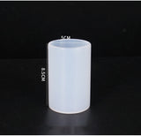 HULIANFU Rhombus Columnar Candle Mould Silicone Mold DIY Scented Candle Soap Craft Gift Making Resin Casting Wax Homemade Decoration
