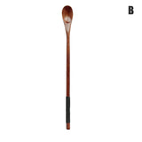 HULIANFU Natural Wooden Spoon &amp; Fork Dinner Kit Rice Soups Utensil Cereal Handmade  Home Tableware Dinnerware Cutlery For Kicthen