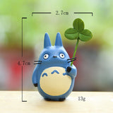 HULIANFU Resin Hayao Miyazaki Totoro Model Figurines Fairy Flower Pot Ornament Miniatures Moss Gnome Decoration Crafts Gifts Home