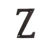 HULIANFU Metal Letters Numbers Cast Iron Decoration House Sign Doorplate DIY Cafe Wall CLH@8