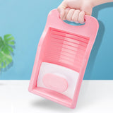 HULIANFU Underwear Washboard Portable Mini Underwear Socks Washing Board Anti Slip Thick Baby Clothes Cleaning Tool Bathroom Accessories