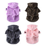 HULIANFU Pet Dog Bathrob Dog Pajamas Sleeping Clothes Soft Pet Bath Drying Towel Clothes for for Puppy Dogs Cats Pet Accessories