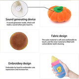 HULIANFU Puppy Dog Plush Squeaky Toys for Small Medium Dogs Bone Aggressive Chewers for Pet Cat Products Puppy Accessories