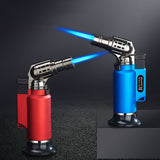HULIANFU Metal Windproof Turbo Gas Lighters Smoking Accessories Kitchen Cooking Jewelry Welding Cigarettes Lighters Gadgets For Men