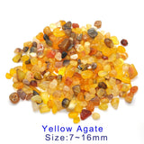 HULIANFU Natural Stones Gravel Crystals Chip Quartz Ore Minerals Reiki Healing Tumbled Agates Specimen Gemstones Home Aquarium Decoration