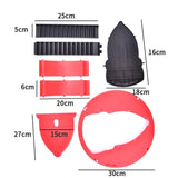 HULIANFU New Reusable Smart Mouse Rat Trap Plastic Bucket Lid Mousetrap Humane Or Lethal Mouse Trap Multi Catch Auto Reset