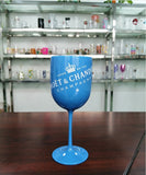HULIANFU Wine Glasses PARTY White Champagne Coupes Cocktail Glass Champagne Flutes Wine Cup Goblet Plastic Beer Glass  Whiskey Glass