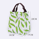 HULIANFU Lunch Bag Lunch Box Thermal Insulated Canvas Tote Pouch Kids School Bento Portable Dinner Container Picnic Food Storage Bags
