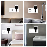 HULIANFU Punch Free Wall Mounted Organizer Storage Box Remote Control Mounted Mobile Phone Plug Wall Holder Charging Multifunction hook