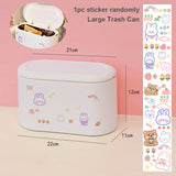 HULIANFU W&amp;G Toilet Organizer Adhesive Large Storage Box Sanitary Napkin Organizer for Cosmetics Decorative Box Bathroom Accessories