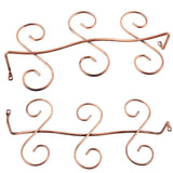 HULIANFU Useful Fashion Bar Red Wine Glass Hanger Holder Hanging Rack Shelf hold up to 6/8 wine glasses cups