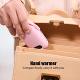 HULIANFU Portable USB Heater Rechargeable Electric Hand Warmer In Winter Double-Sided Heating Mini Mobile Power Supply Handwarmer 2 In 1
