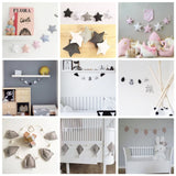 HULIANFU Nordic Style Stars Garland Children  Room Wall Decorations Nursery Star String Kids Room Tent Decor DIY Photography Props