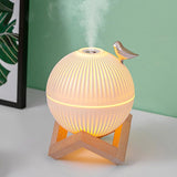 HULIANFU Ultrasonic Mini Air Humidifier 330ML  Essential Oil Diffuser For Home Car USB Fogger Mist Maker With LED Night Lamp