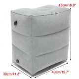 HULIANFU Useful Inflatable Portable Travel Footrest Pillow Plane Train Kids Bed Foot Rest Pad