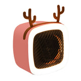 HULIANFU Portable Mini Heaters for Home Cute Electric Heaters Hot Fan Heater Plug in Winter Warmer Overheat Protection Small Warmer Mute